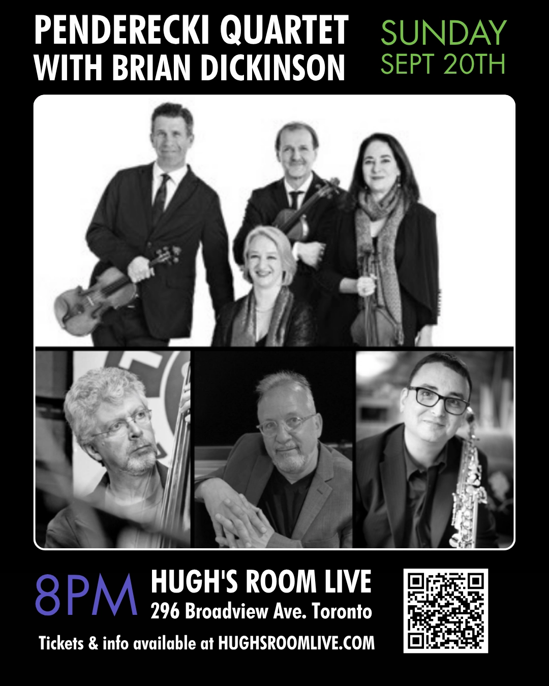 Penderecki Quartet w. Brian Dickinson